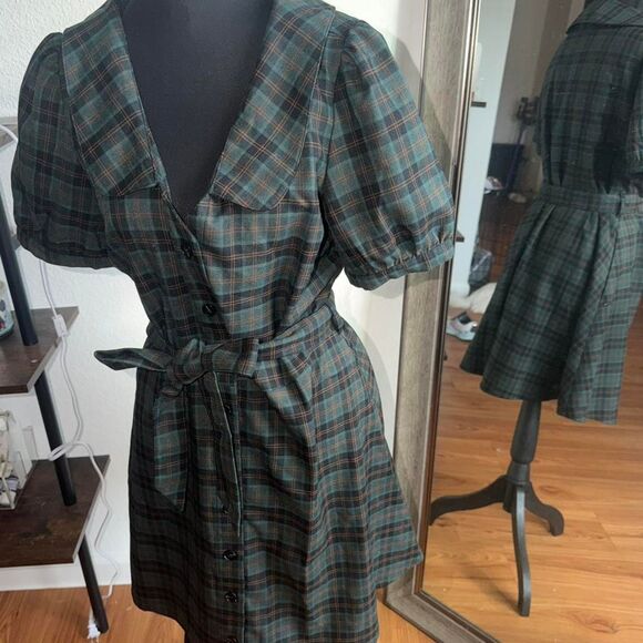 Disturbia Dresses & Skirts - Disturbia Women's Green and Khaki Dress